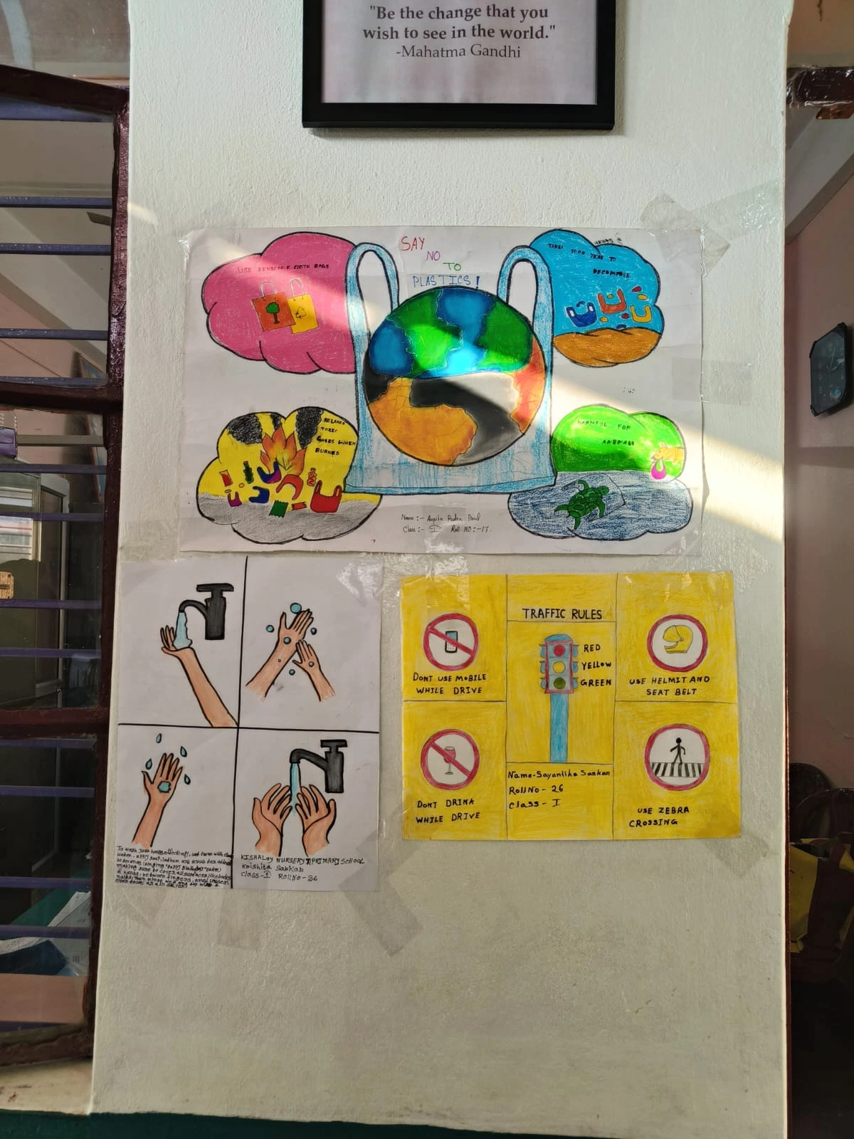 Student art and awareness posters