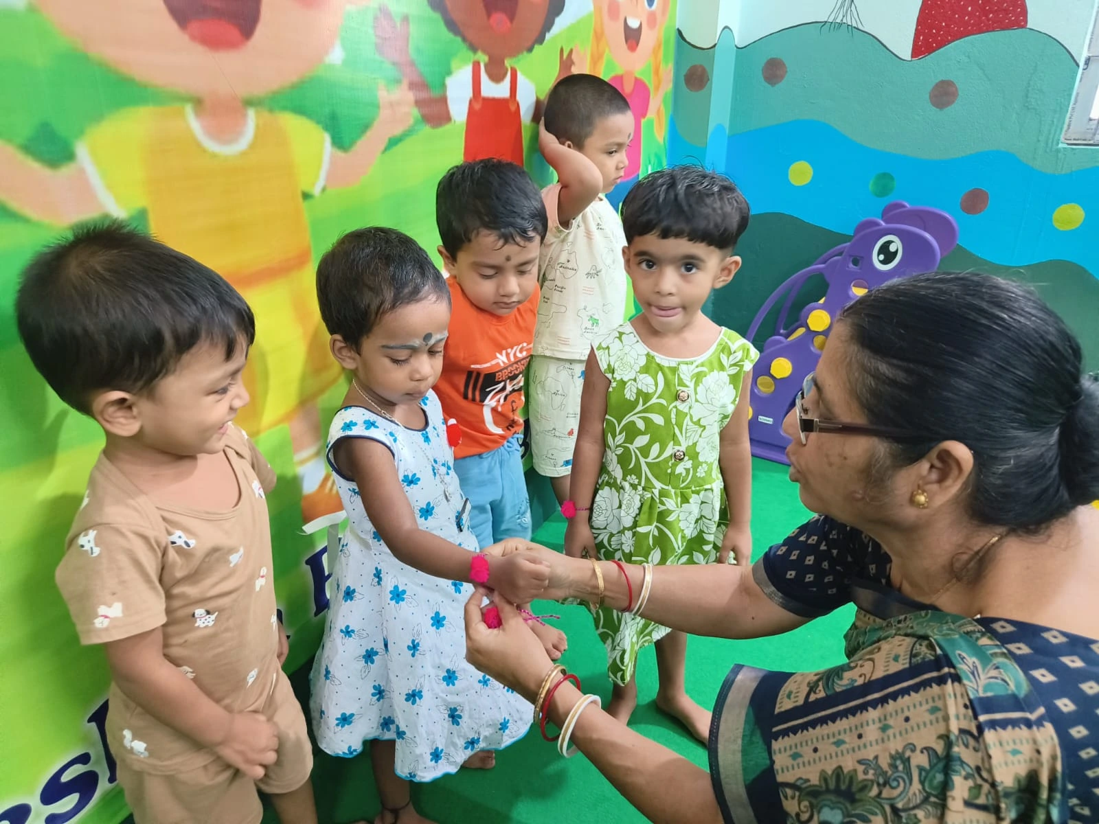 Play School activity at Kishaloy Global School