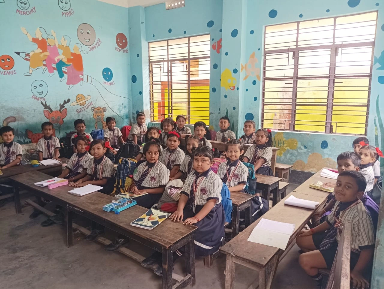 Students learning inside a classroom