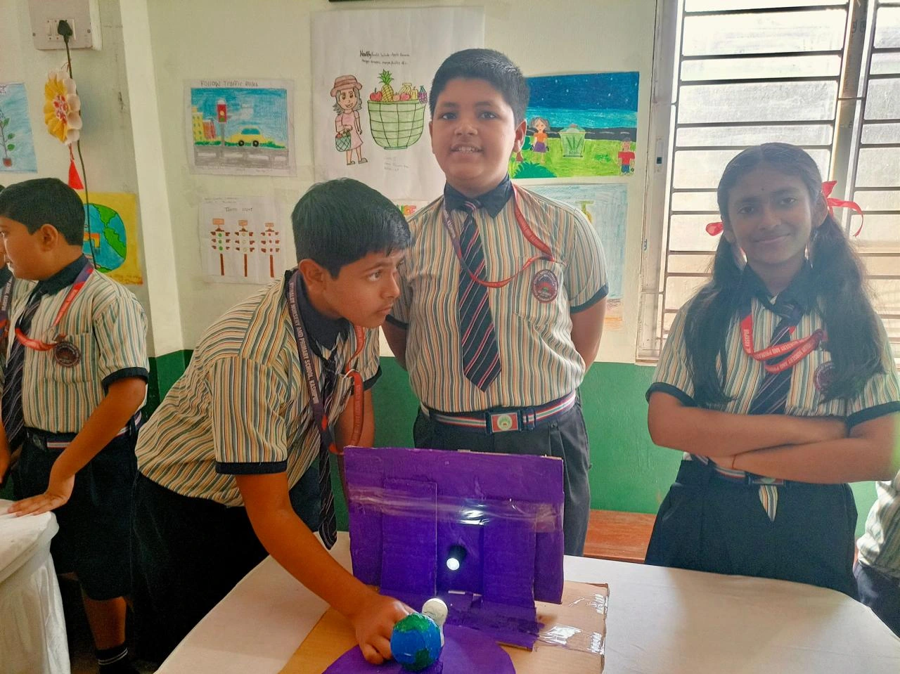 Student activity at Kishaloy Global School