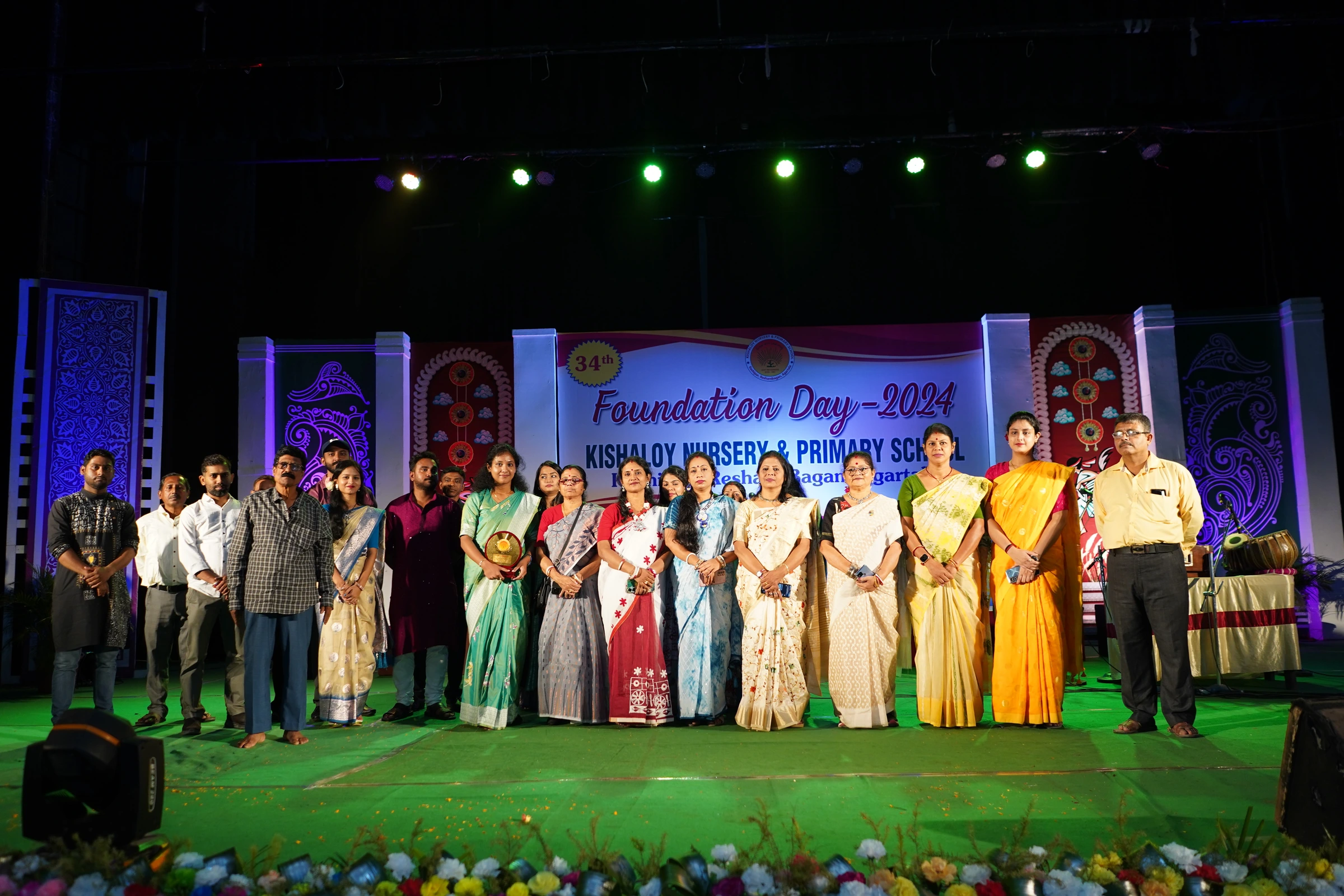 Teachers & staff members in a school event