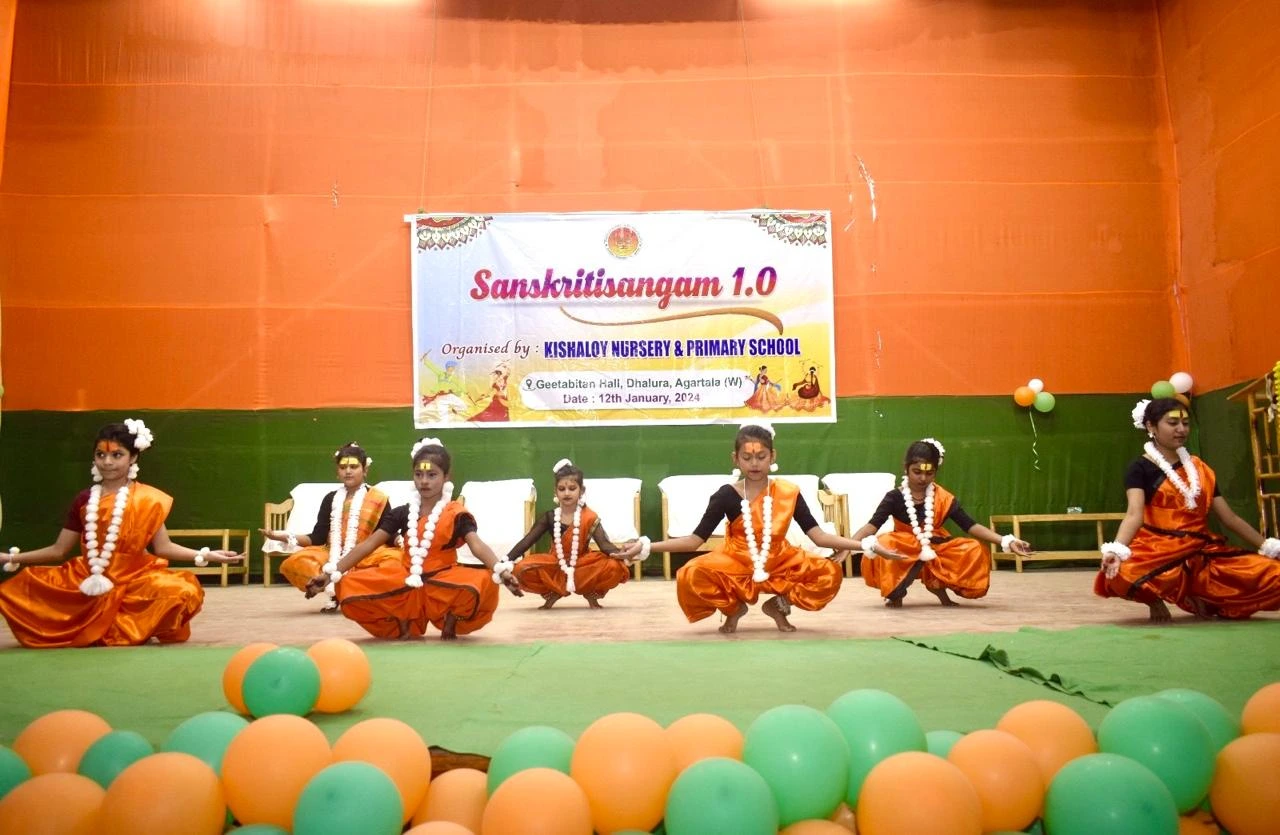 SanskritiSangam cultural activity at Kishaloy Global School