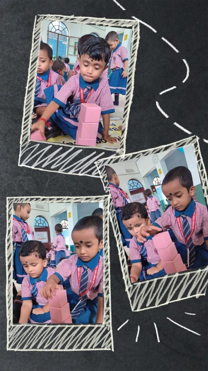 Play School students learning through activities