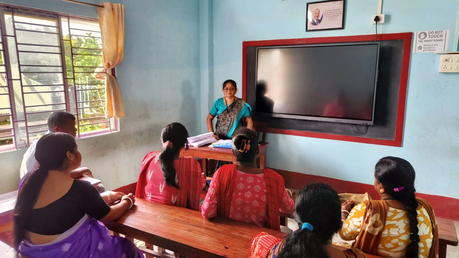 Creative classroom display by teachers